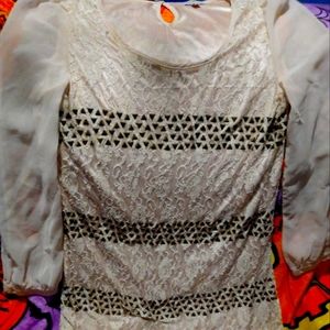 Courtney love vibes BLU PEPPER vintage lace dress size large.